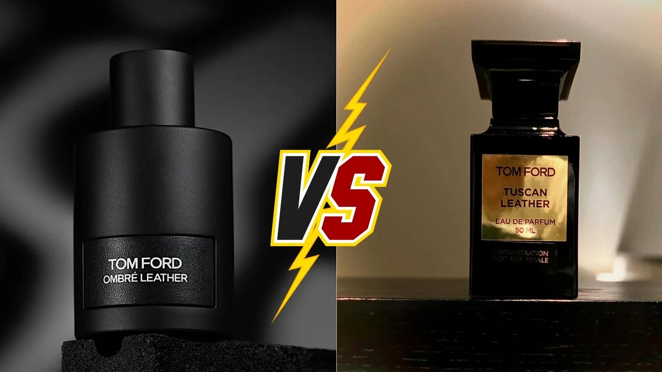 So sánh tom ford ombre leather với tuscan leather thiết kế chai