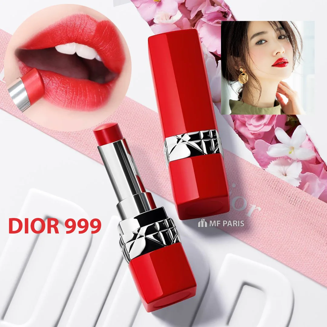 Son Dior 999 Ultra Rouge Vỏ Đỏ
