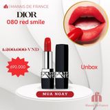 Son Dior Rouge 080 Red Smile Satiny Finish