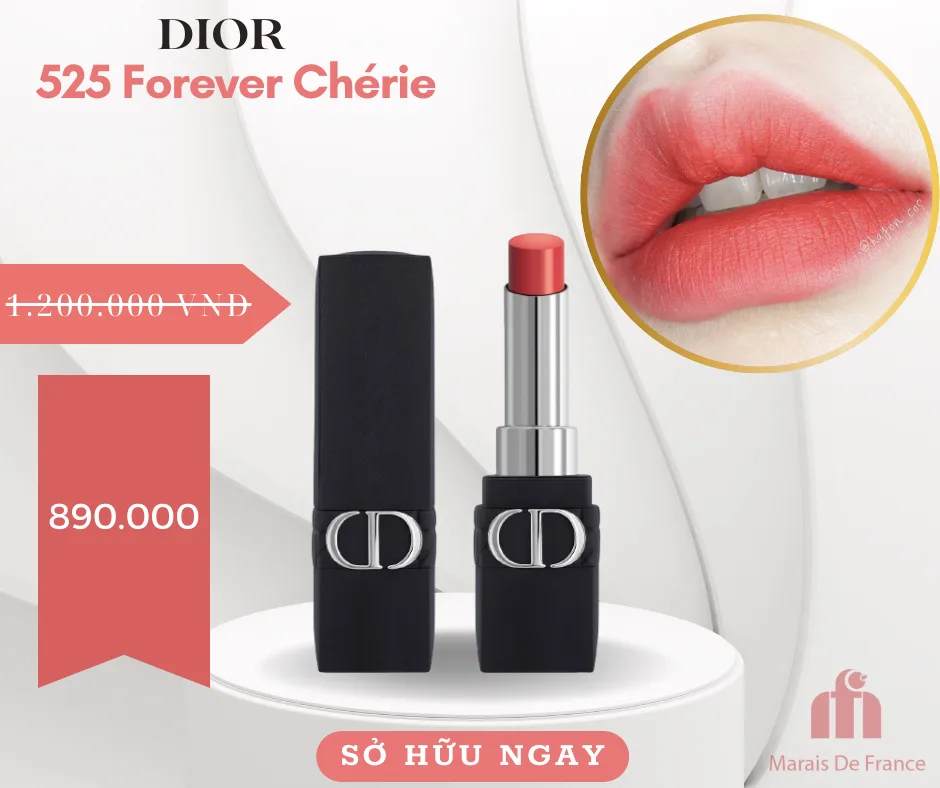 Dior Rouge Forever Lipstick 525