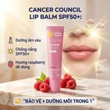 Son Dưỡng Chống Nắng Cancer Council Raspberry Lip Balm SPF50+ Lợi Ích