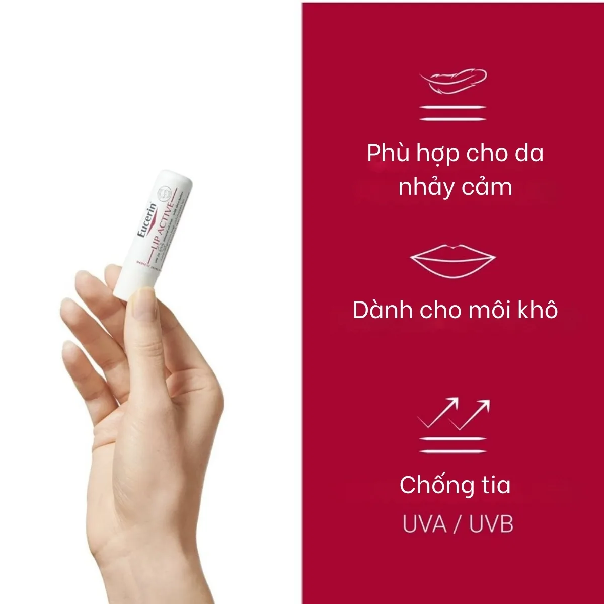 Thành Phần Son Dưỡng Môi Eucerin pH5 Lip Active Balm
