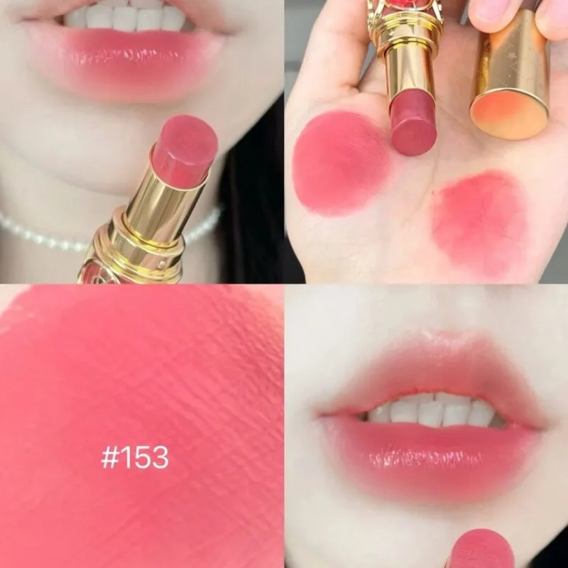 Son Dưỡng YSL Rouge Volupté Shine 153 Rose Dentelle Màu hồng đất chính hãng