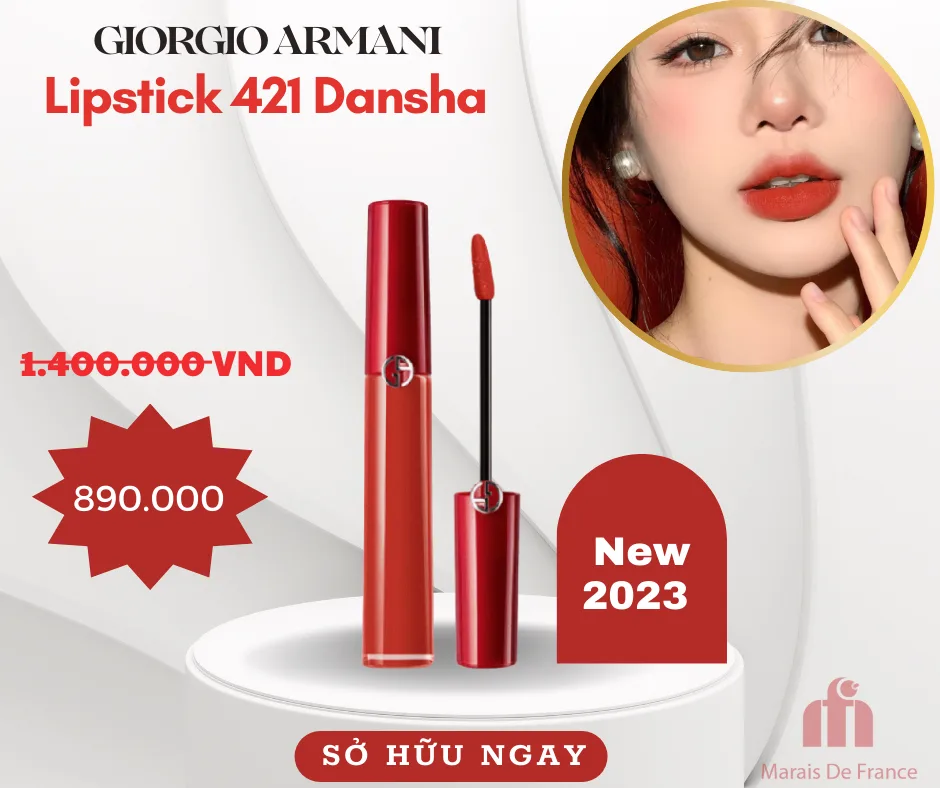 Giorgio Armani Lipstick Bliss 421 Dansha