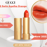 Gucci 302 Satin Agatha Orange
