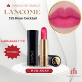Son Lancome L'Absolu Rouge Cream 355 Rose Cocktail
