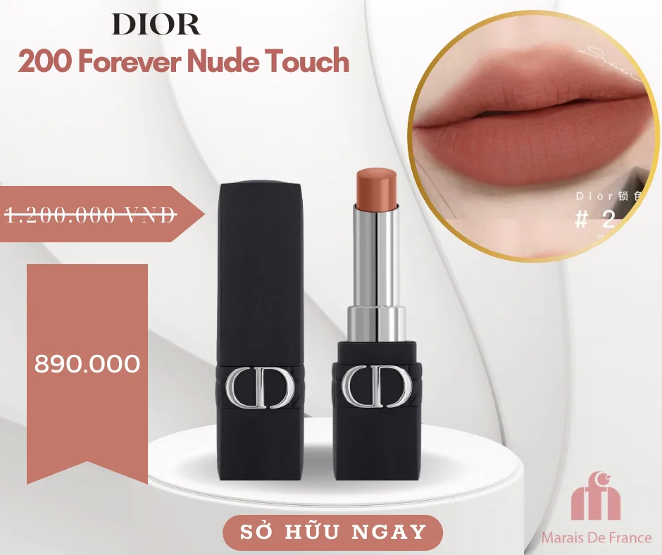 Son Lì Dior Rouge Forever 200 Nude Touch