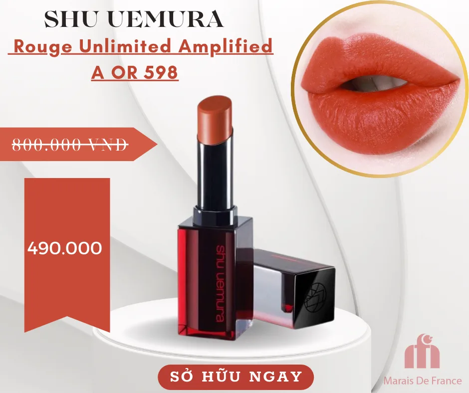 Shu Uemura Rouge Unlimited Amplified A OR 598