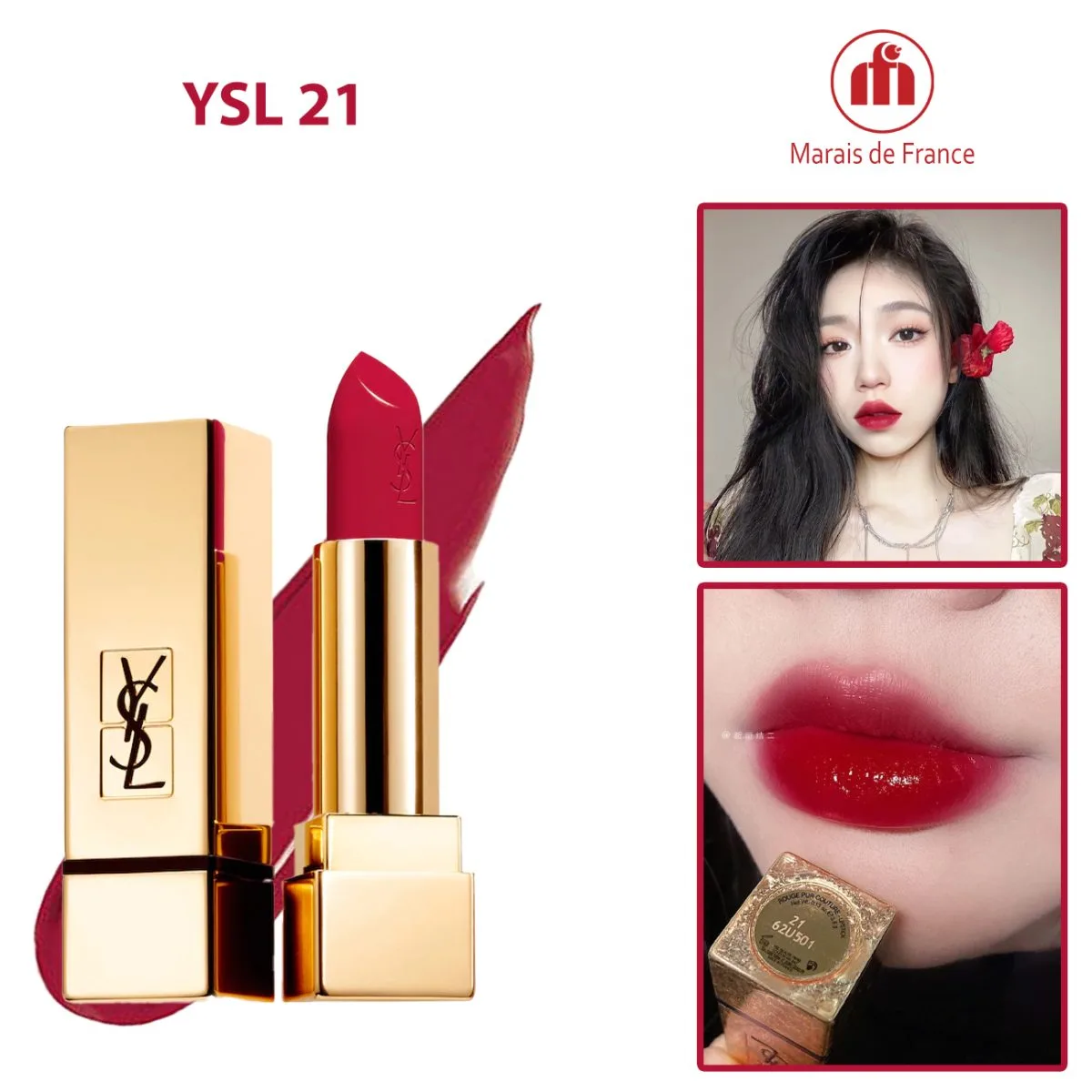 Son YSL 21 Rouge Paradoxe