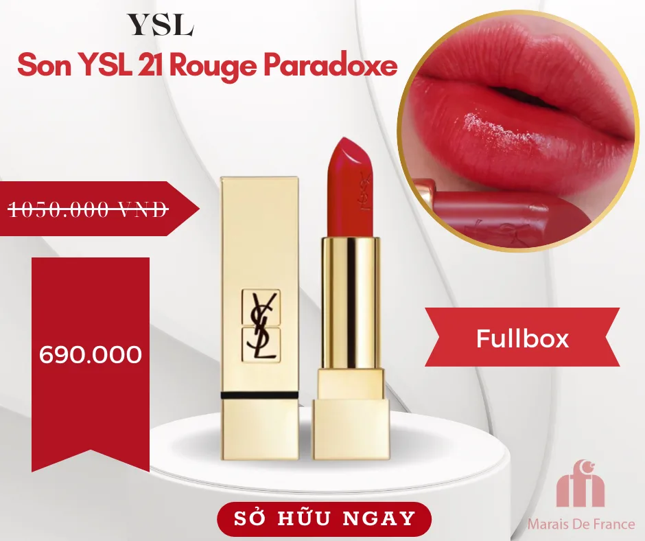 Son YSL 21 Rouge Paradoxe