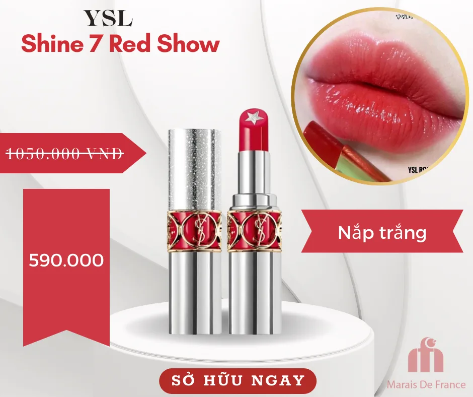 YSL Shine 07 Red Show