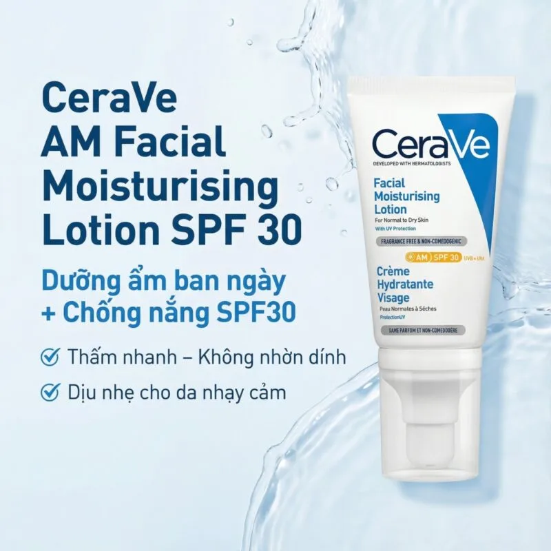 CeraVe Facial Moisturizing Lotion AM SPF 30 Chính hãng