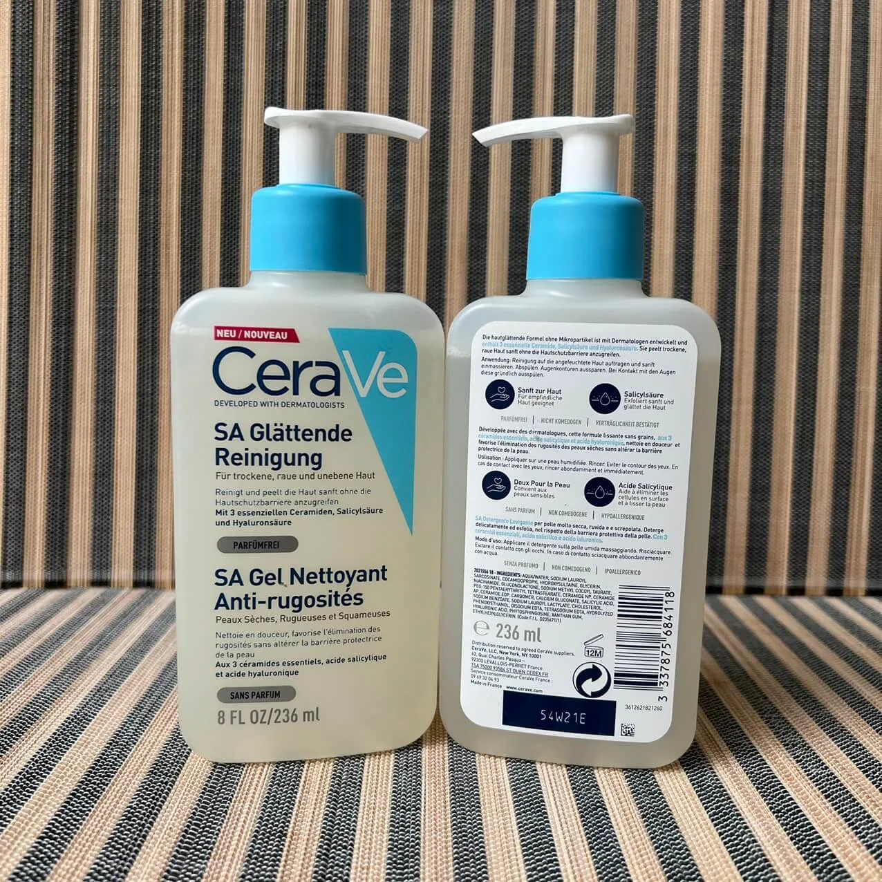 Sữa Rửa Mặt Cerave Sa Gel Nettoyant Anti-Rugosités