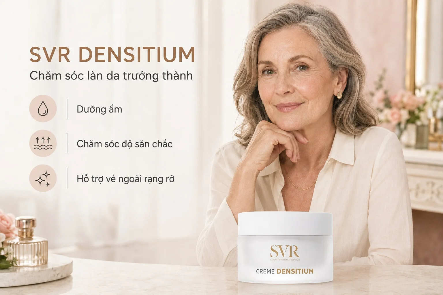 Mỹ phẩm SVR Densitium chăm sóc làn da trưởng thành