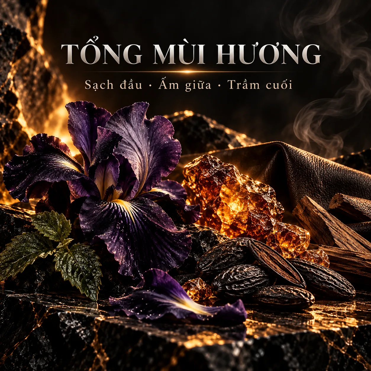 Các tầng hương của Prada L'Homme Intense Các tầng hương của Prada L'Homme Intense