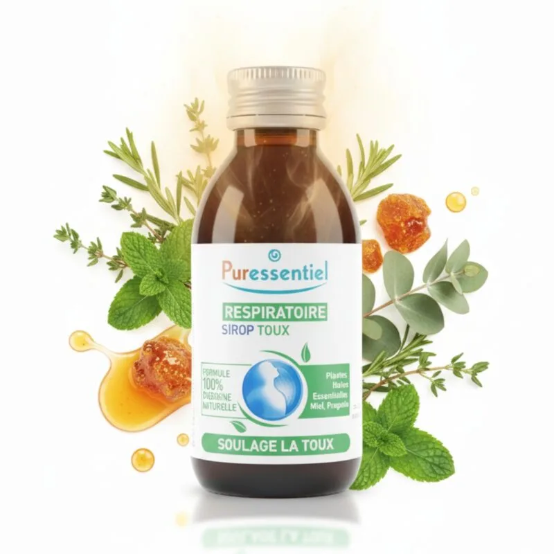 Thành phần của Siro Ho Hô Hấp PURESSENTIEL Chính hãng pháp