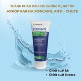 Thành phần Dầu Gội Chống Rụng Tóc Arkopharma Forcapil Anti - Chute