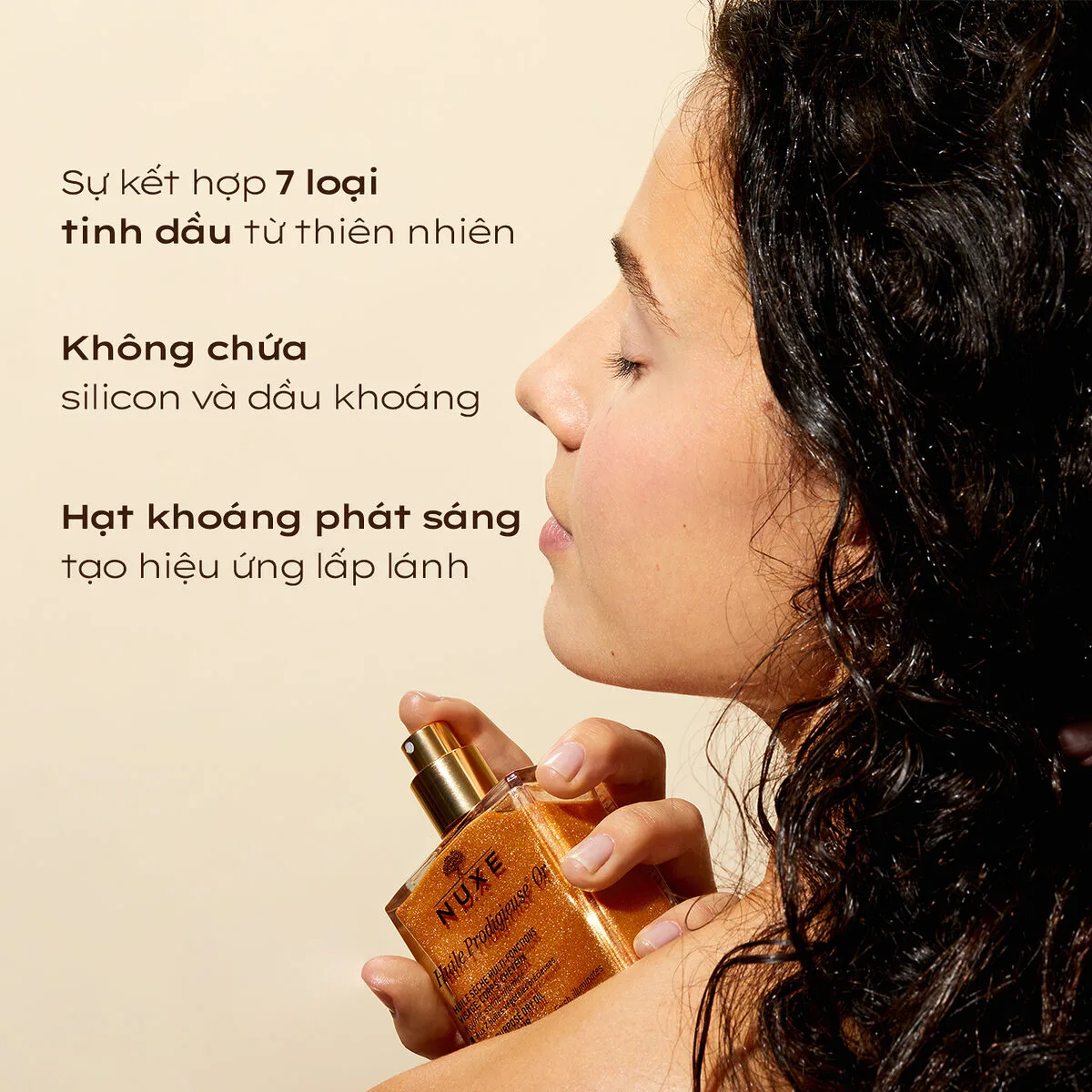 Thành phần Dầu Khô Nuxe Huile Prodigieuse Or Multi-Purpose Dry Oil Có Ánh Nhũ