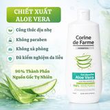 Thành Phần sản phẩm Corine de Farme Essential Aloe Vera
