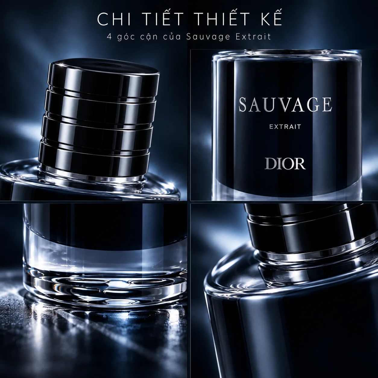 Thiết kế chai Dior Sauvage Extrait Thiết kế chai Dior Sauvage Extrait
