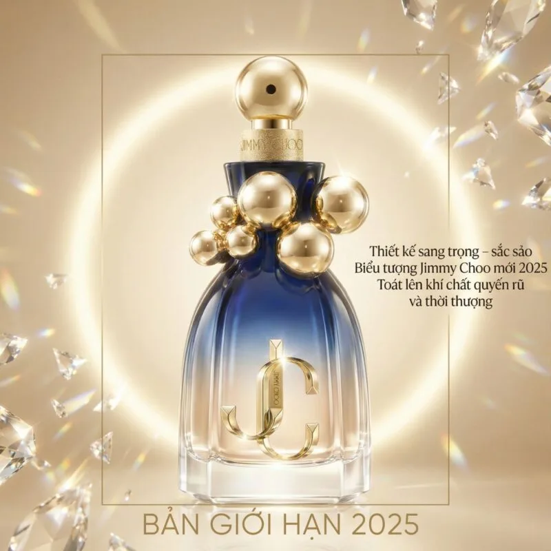 Thiết kế chai Jimmy Choo I Want Choo Edition