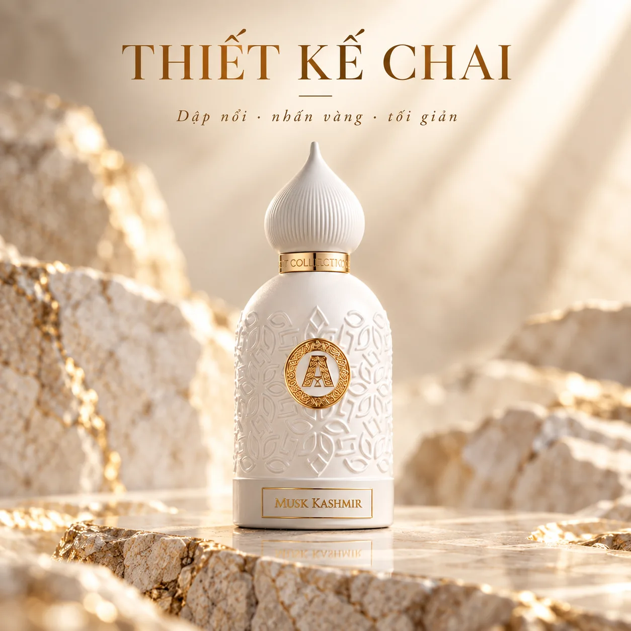 Thiết kế chai Attar Collection Musk Kashmir Extrait