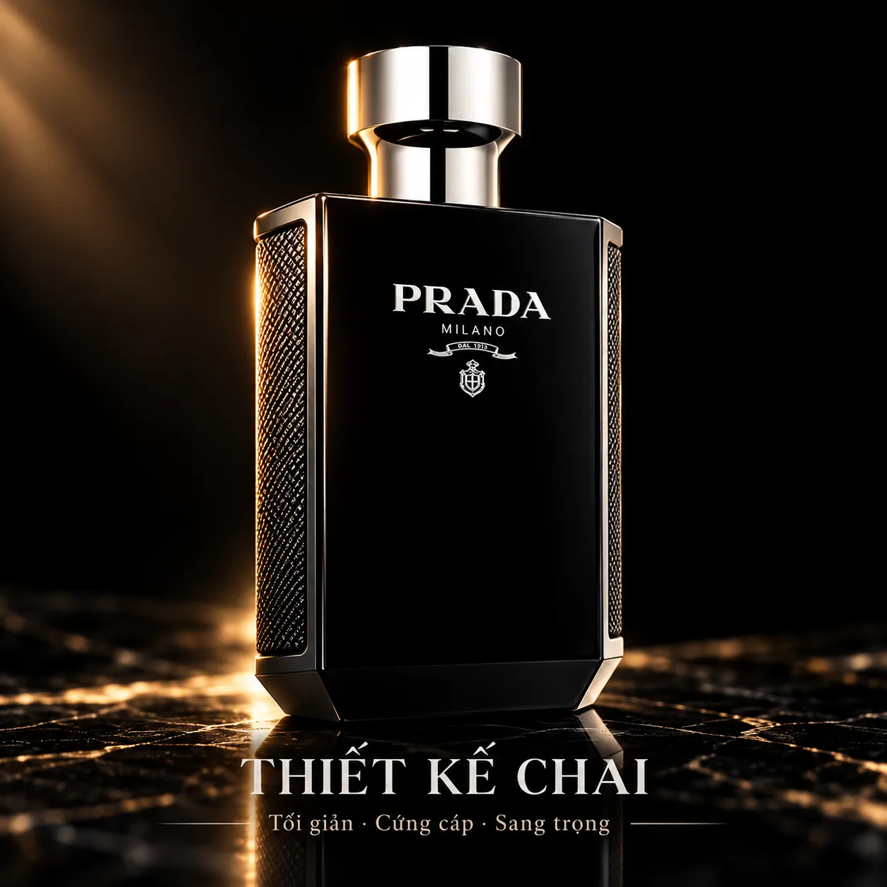 Thiết kế tối giản của Prada L'Homme Intense Eau de Parfum Thiết kế tối giản của Prada L'Homme Intense Eau de Parfum