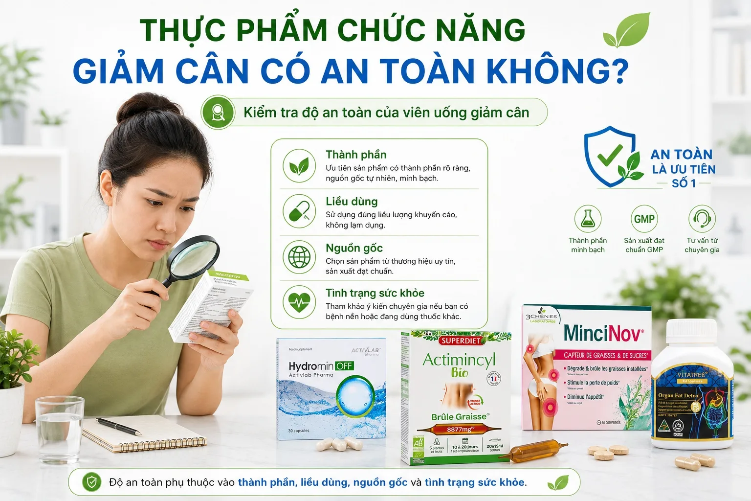 Thực phẩm chức năng giảm cân có tốt không