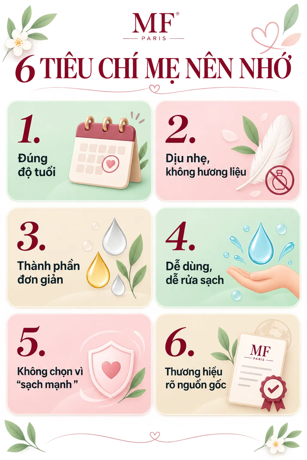 Tiêu chí chọn dung dịch vệ sinh cho bé gái