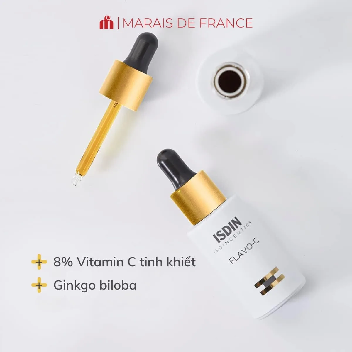 Tinh Chất Chống Lão Hóa Isdin Isdinceutics Rejuvenate Flavo-C 15ml
