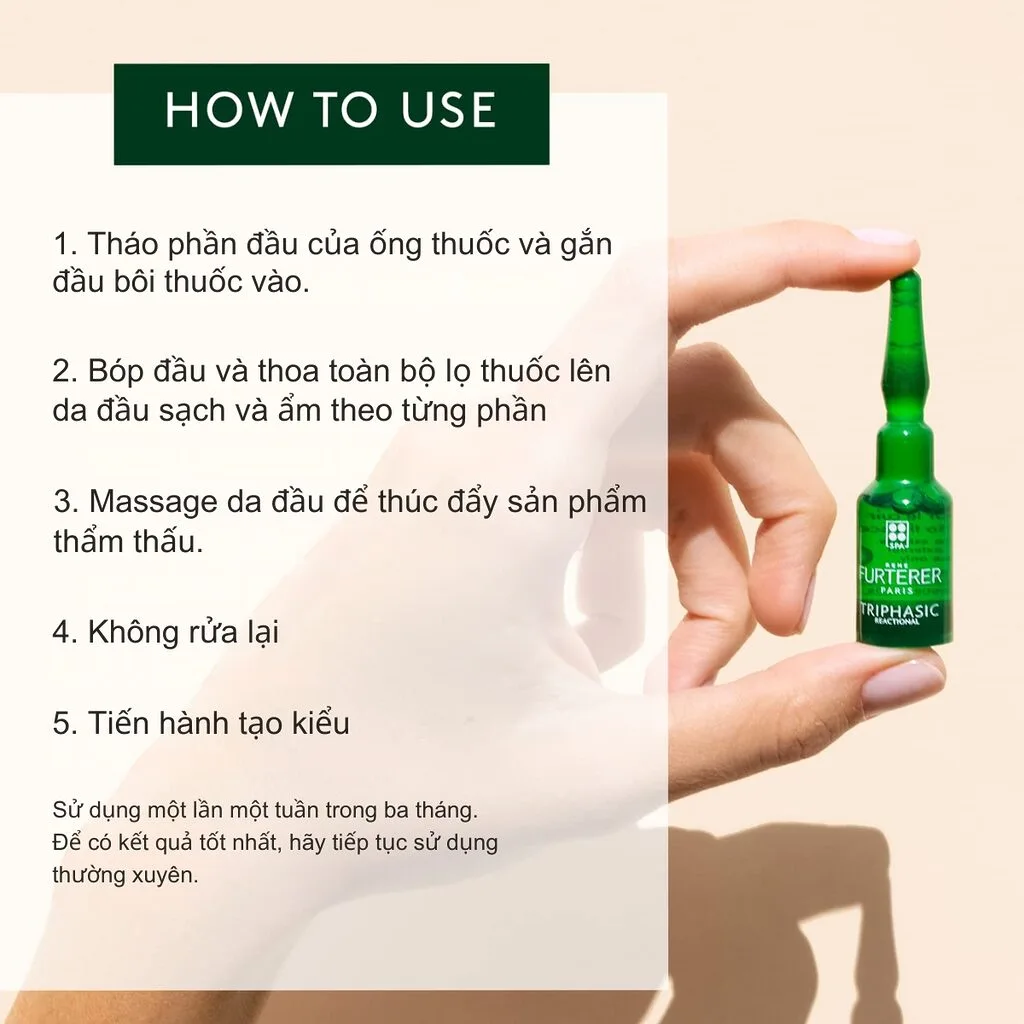 Tinh Chất Mọc Tóc Rene Furterer Paris Triphasic Reactional