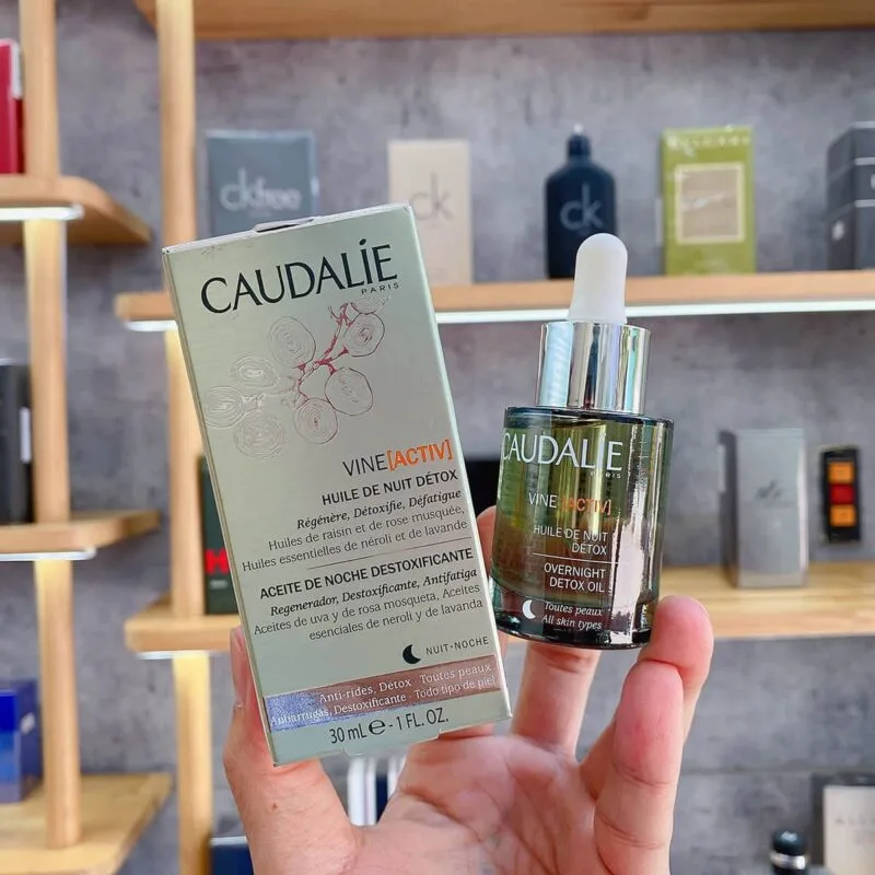 Tinh Dầu Thải Độc Da Caudalie Vineactiv Huile de Nuit Détox 30ml