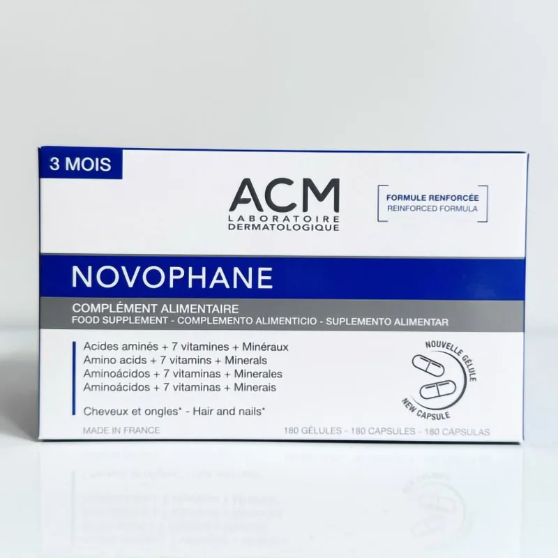 Viên uống ACM Novophane Hair And Nail trong combo
