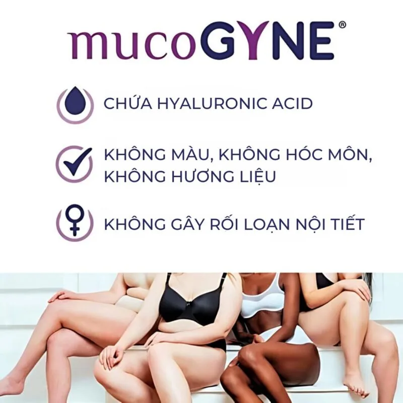 Ưu điểm của gel đặt phụ khoa Mucogyne