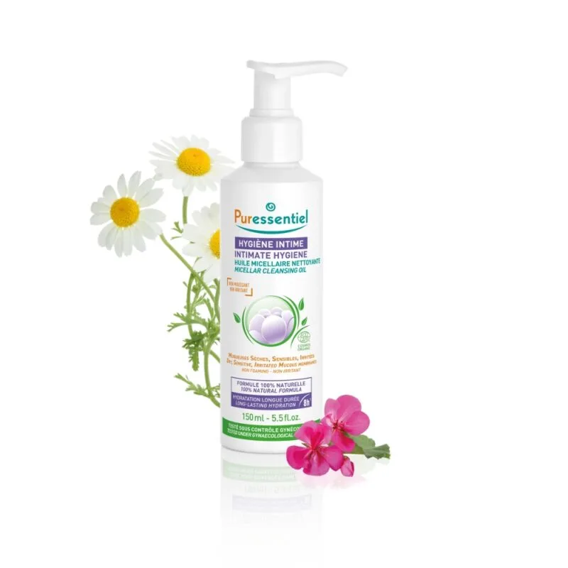 Vệ Sinh Vùng Kín Với Dầu Tẩy Trang Puressentiel Micellar Cleansing Oil 150ml