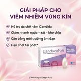 Viên Đặt Âm Đạo Candazol Gé 300mg Trị Nấm Candida Công Dụng
