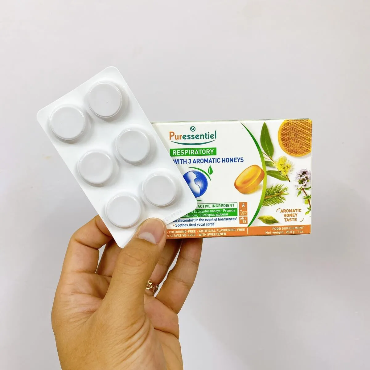 Viên Ngậm Chanh Và Mật Ong Puressentiel 18 Viên