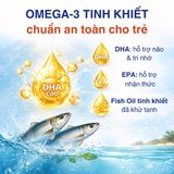 Viên Nhai Dầu Cá Cho Bé Nature's Way Kids Smart Omega-3 Fish Oil Trio Thành Phần