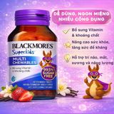 Viên Nhai Vitamin Tổng Hợp Cho Bé Blackmores Superkids Multi Chewables Công Dụng