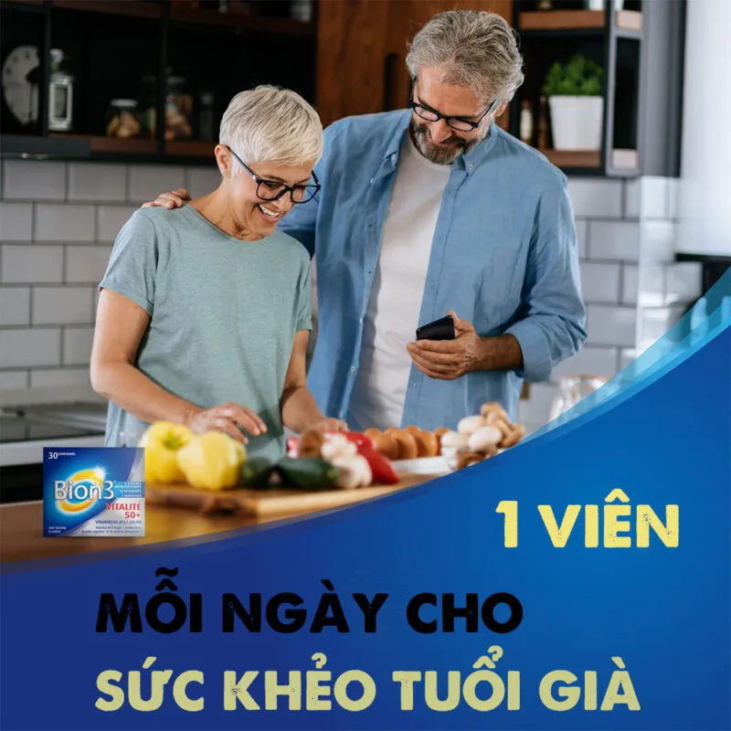 Bion 3 Vitality 50 Plus cho người từ 50 tuổi