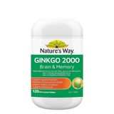 Viên Uống Bổ Não Nature's Way High Strength Ginkgo Biloba 2000mg 120 Viên