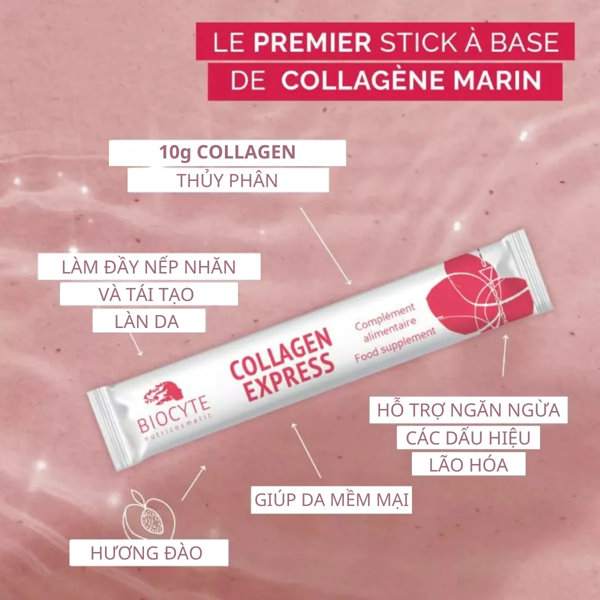 Bột Uống Đẹp Da Biocyte Collagene Express Anti Age