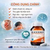 Viên Uống Bổ Sung Magie Blackmores Bio Magnesium Công Dụng