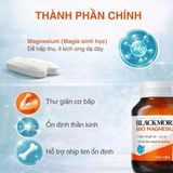 Viên Uống Bổ Sung Magie Blackmores Bio Magnesium Thành Phần