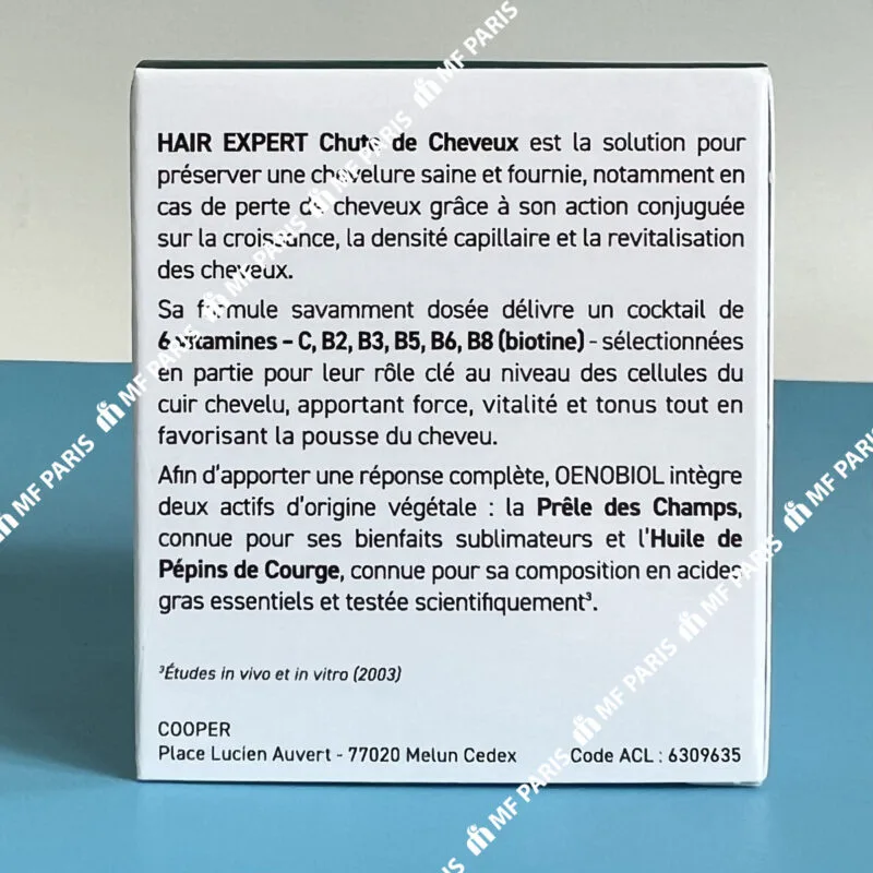 Viên Uống Bổ Tóc Oenobiol Hair Expert Chute De Cheveux