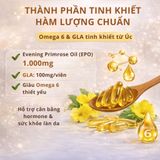 Viên Uống Cân Bằng Nội Tiết Tố Nữ Vitatree Evening Primrose Oil 1000mg Thành Phần