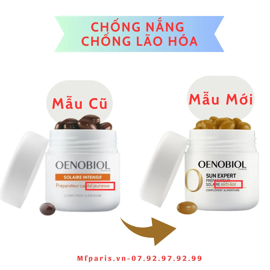 Viên Uống Chống Nắng Chống Lão Hóa Oenobiol