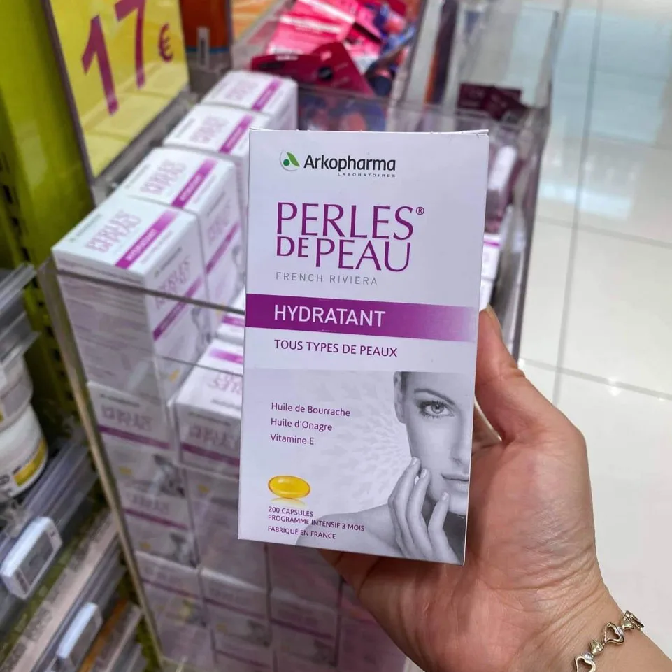 Viên Uống Đẹp Da Arkopharma Perles de Peau 200 Viên