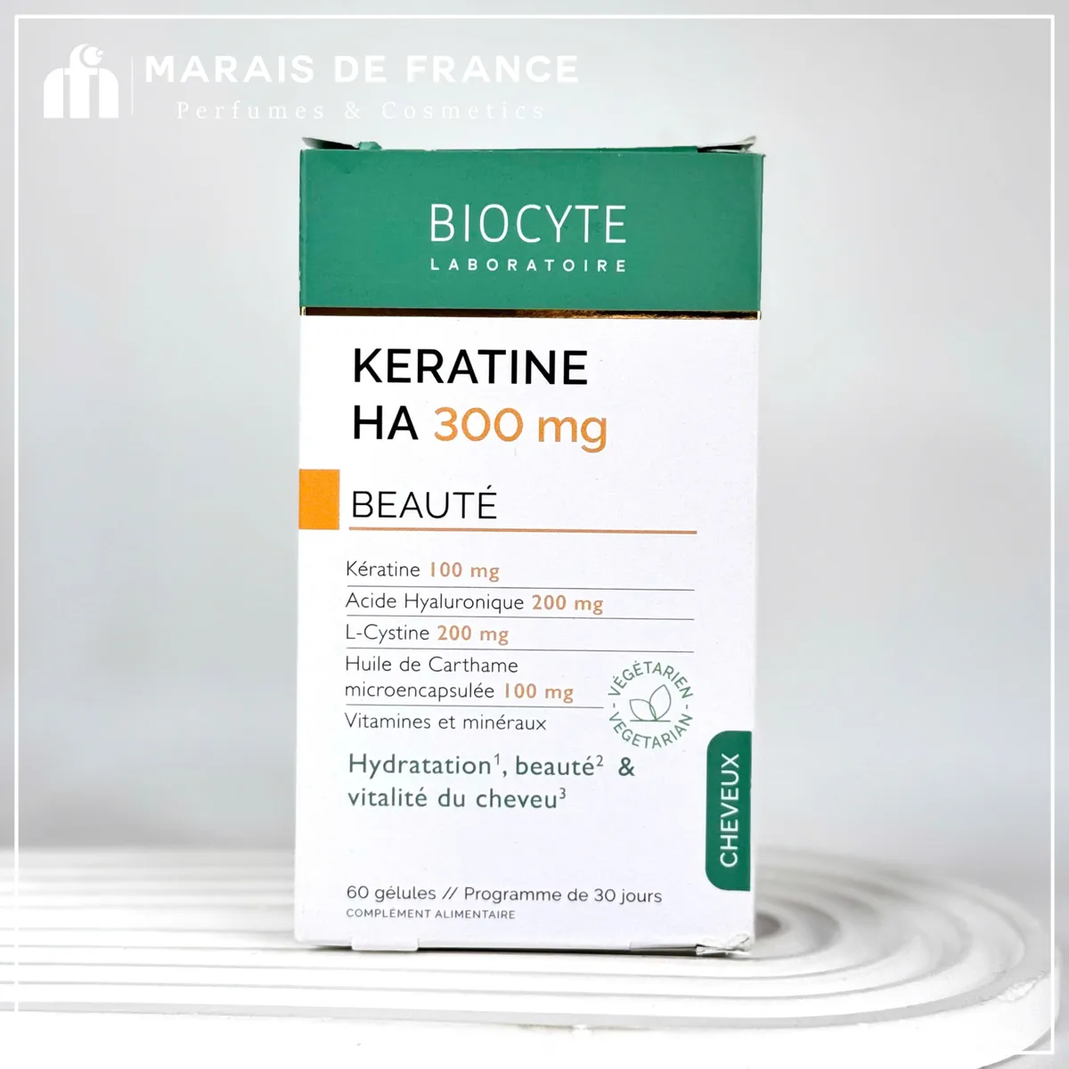 Viên Uống Đẹp Tóc BIOCYTE Keratin HA 300mg 60 Viên Chính Hãng