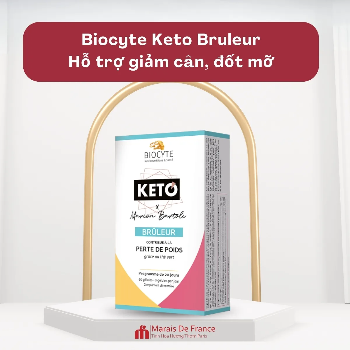 Viên Uống Giảm Cân Biocyte Keto Bruleur